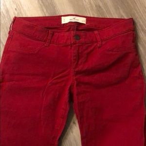 Hollister Red Skinny Jeans